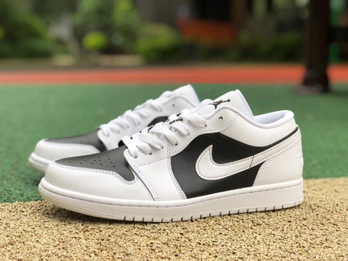 Air Jordan 1 Low "Panda" White Black Sneakers DC0774-100