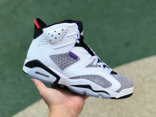Air Jordan 6 "Flint" Grey White High Basketball Shoes CI3125-100
