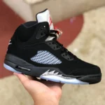 Air Jordan 5 OG "Metallic Black" AJ5 Black Silver 845035-003