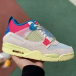 Air Jordan 4 x Union "Pink Blue" AJ4 Premium Leather DC9533800
