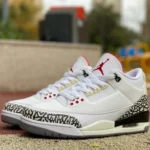 Air Jordan 3 "White Cement Reimagined" Distressed Premium Leather