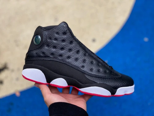 Air Jordan 13 "Playoffs" Black White Sneakers 414571-062