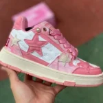 KAALIXTO Pink Cloud Stars Pink White