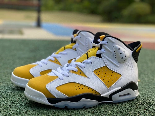 Air Jordan 6 "Yellow Ochre" White Yellow Premium Edition CT8529-170