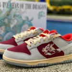 Nike Dunk Low "Year of the Dragon" Grey Red FJ5429-133
