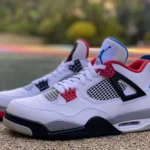 Air Jordan 4 "What The" Red Blue CI1184-146 LJR Edition