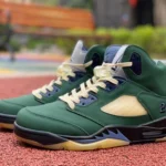 A Ma Maniere x Air Jordan 5 WMNS "Photon Dust" Black Green FZ5758-003