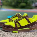 LOUIS VUITTON Trainer Green Brown