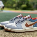 Air Jordan 1 Low Denim Low-Top Basketball Shoe FZ5045-091