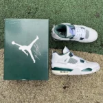 Air Jordan 4 "Oxidized Green" White Green FQ8138-103 S2 Edition