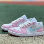 Air Jordan 1 Low White Pink Blue HM3706-141