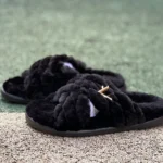 LOUIS VUITTON Bliss Slides Black Gold