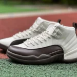 SoleFly x Air Jordan 12 "Baroque Brown" White Brown Sneakers FZ5026-100