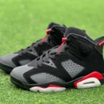 Air Jordan 6 "Fire Red" Black Red Grey T8529-064