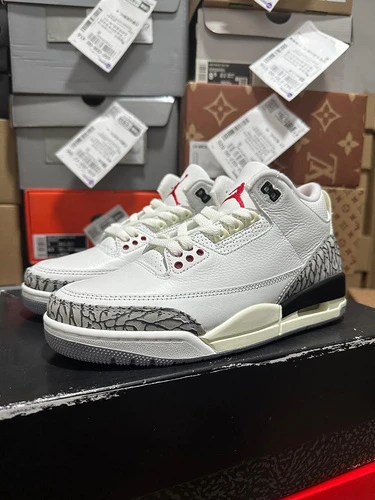 Air Jordan 3 "White Cement Reimagined" Distressed