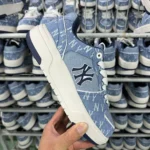 MLB NY Print Denim Blue Chukky Classic Shoes