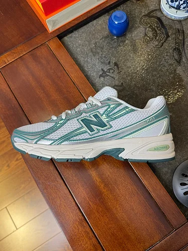 New Balance 740 White Green Shoes U740GR2