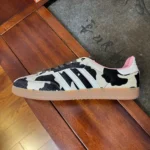 Adidas Samba Pony Hair Brown White Shoes JR1256