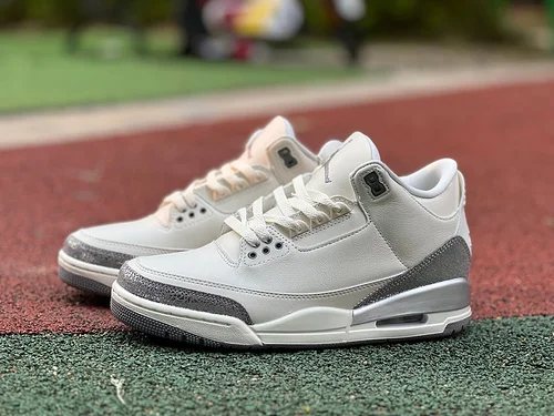 Air Jordan 3 "Sail/Metallic Silver" Shoes CK9246-100