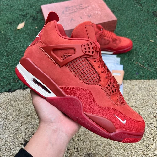 Pure Original AJ4 Red Brick Orange Brown Low Retro Basketball Shoes HF4340-800