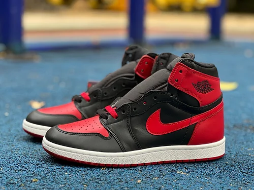 DG2.0 Pure Original AJ1 High 85 Banned Black Red Retro Basketball Shoes HV6674-067