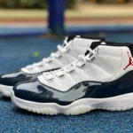 Air Jordan 11 "Rare Air" White Blue Olympic Blue IH0296-400