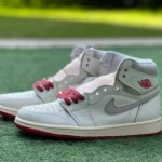 AJ1 High Top Beige Red "Cinnabar" DB4612-100