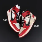 LJR vs ZP 純正 エアジョーダン1 オフホワイト シカゴ ホワイトレッド
