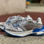 グッチ ラウンドトゥ ドローストリング 2.0 シルバーブルー