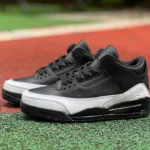 AJ3 ブラックホワイトライトニング フラグメント コラボ スニーカー DA3595-001