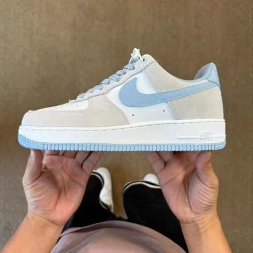 3A 純正 エアフォース1 AF1 グレイブルー スニーカー FQ8714-005