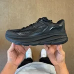 ホカオネオネ クリフトン9 GTX 防水ブラック ランニングシューズ 1155370/BBNB