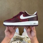 3A 純正 エアフォース1 AF1 小フック バーガンディ スニーカー IR0485-611