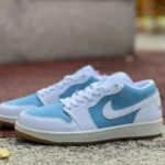 AJ1 ロートップ デニムブルーホワイト スニーカー