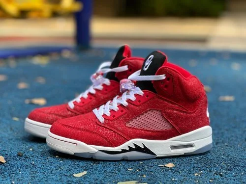 AJ5 ホワイトレッド スニーカー HQ7978-600