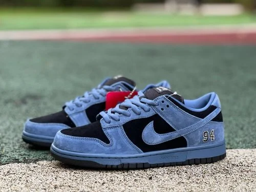 S2純正 ダンク シュプリーム ブラックブルー スニーカー HQ8487-400