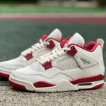 AJ4 バレンタインデー ホワイトレッド スニーカー HV0823-108