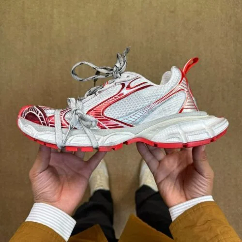 バレンシアガ 3XL ホワイトレッド スニーカー